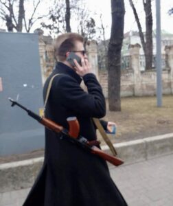 Ukraine’s Youngest MP Armed with AK-47 Rifle to Fight Against Russia